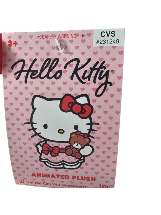 2026 Hello Kitty Valentines Side Stepper Animated Plush BRAND NEW EARLY RELEASE - Picture 6 of 8